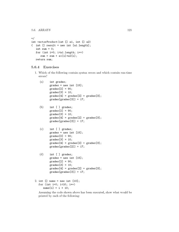 Introduction to Computer Science with Java Programming - Page 125